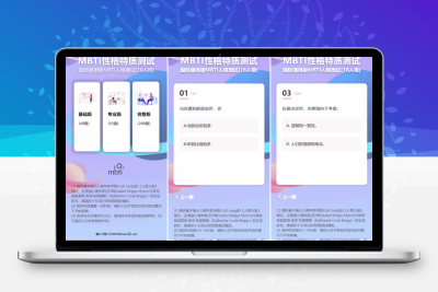 MBTI十六型人格职业性格测试源码完整版 亲测源码