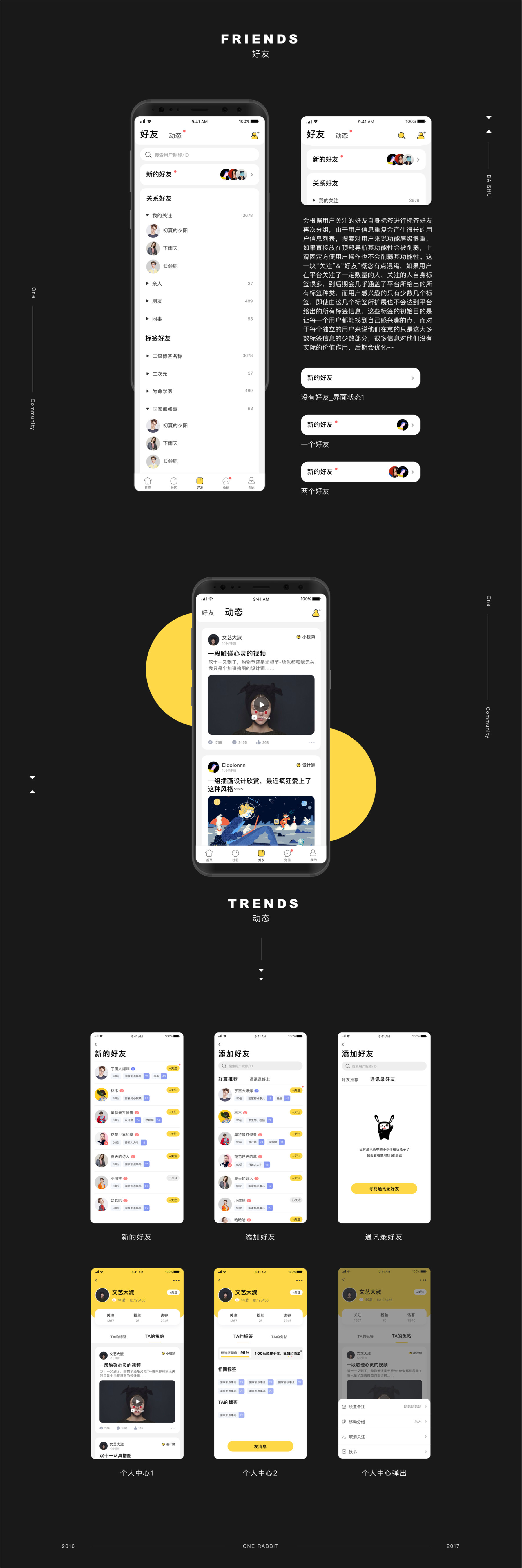 开源ONE兔3.0社交社区交友婚恋视频即时通讯双端APP原生源码