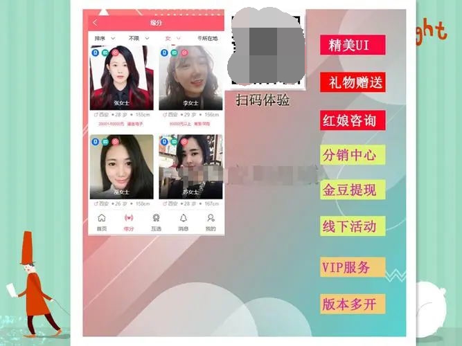 格意相亲交友一套婚恋交友网站系统