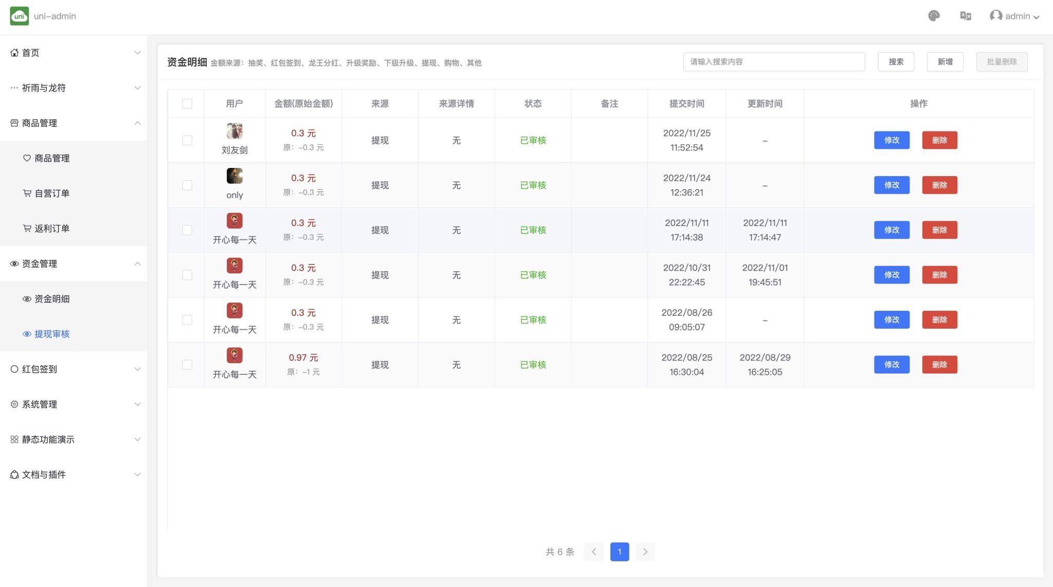 【推荐项目】养成app/做任务完整项目源码/管理后台/官网/分享网站