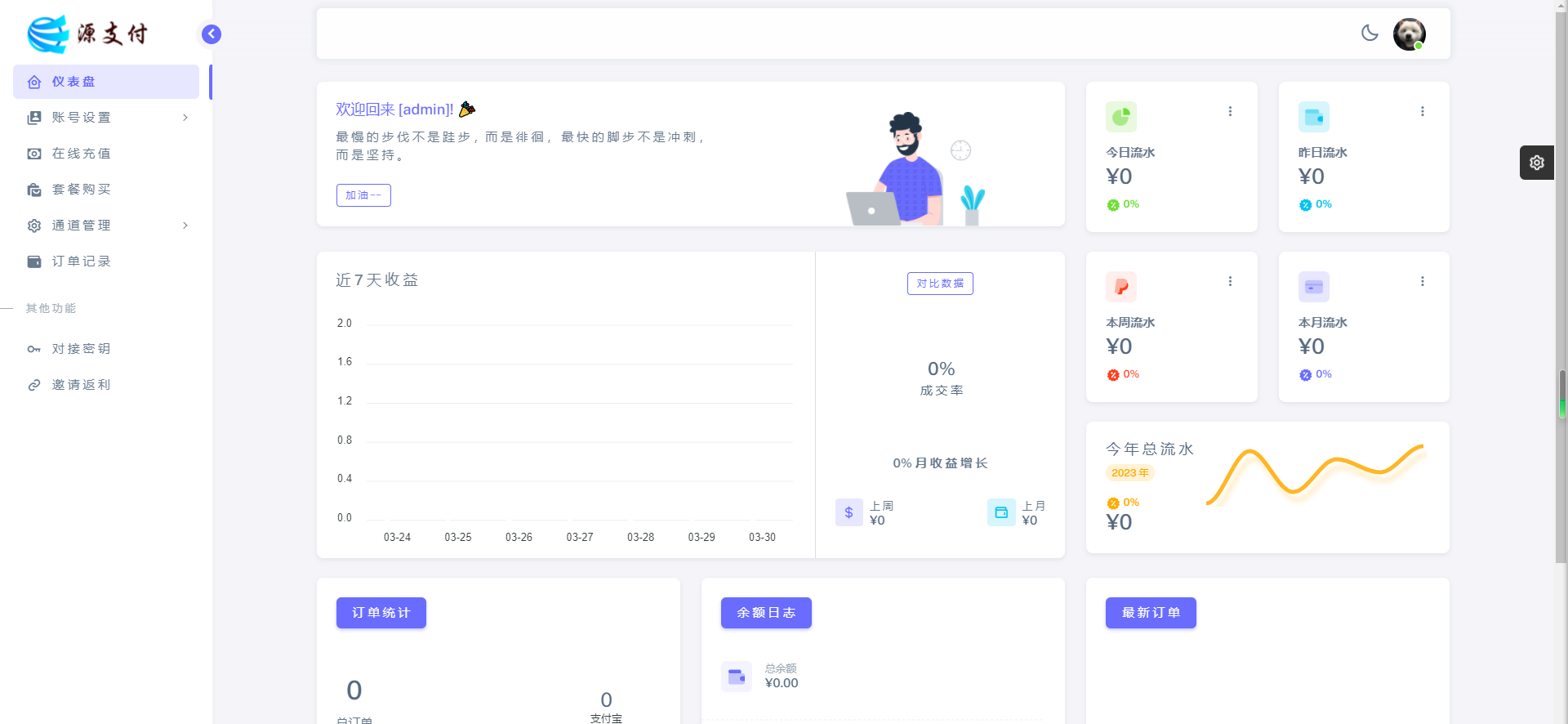 源支付+易支付最新版_ 打造更专业的免签支付系统源码