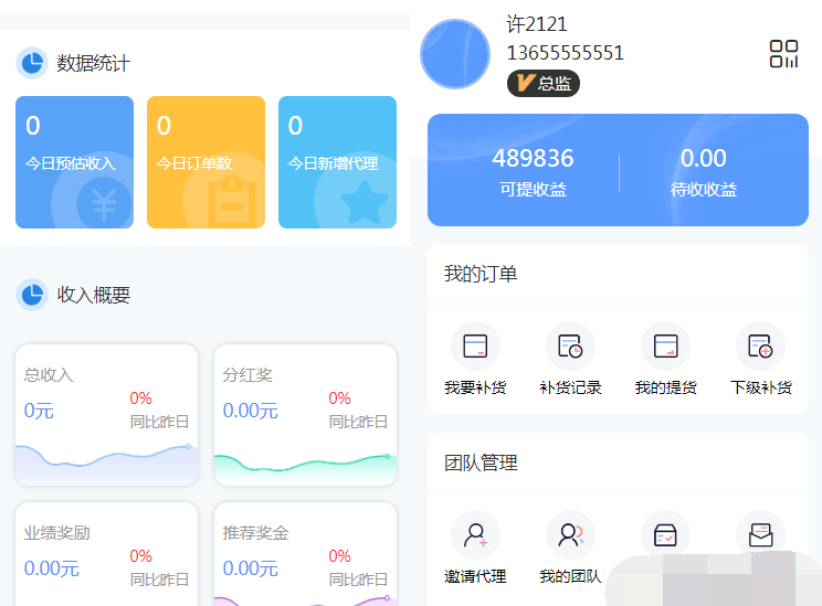 微商分销代理商城源码下载代理等级和升级条件（小程序+公众号）
